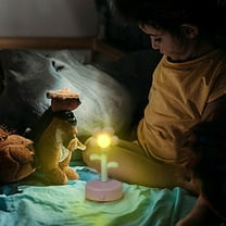 Small Flower Night Light, Decorative LED Table Lamp, Cute Portable Flower Lantern, Bedroom Office Dorm Decor, Touch Sensor Button, Battery Powered Mood Light