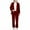 Wine, variant on Dlasu Little Girls Outfits Solid Long Sleeve Blazer with Pants Outfit 2PCS Sets for Children Formal Suits
