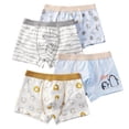 thumbnail image 5 of UAYOTSE Cotton Little Boys Briefs Soft Dinosaur Truck Toddler Underwear,Sizes 2-3 Years, 5 of 5