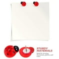 thumbnail image 3 of SEWCHICS 30Pcs Ladybug Pins Decorative Push Pins for Cork Boards Photo Walls and Bulletin Boards Red, 3 of 7