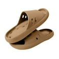 thumbnail image 5 of Xunlbb Lightweight Sandals for Women Men Comfort Non-Slip Pillow House Sandals Waterproof Shower Shoes Indoor Slides Bathroom Sandals Slip On Slide Sandals Easy to Clean 36-44, 5 of 6