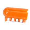 thumbnail image 1 of Zentra Crochet yarn guide ring, finger support, heavy-duty, knitting thimble, accessory orange, 1 of 10
