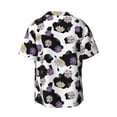 thumbnail image 4 of Goofa Daisies Flowers Printed Men's Casual Short-sleeved Shirt,Lightweight Breathable Button-down,Summer Casual men's top,Versatile Fashion shirt-X-Large, 4 of 7