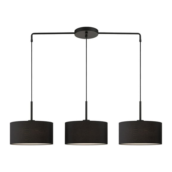 Livex Lighting - Bainbridge - 3 Light Large Linear Chandelier In Mid-Century