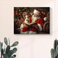 thumbnail image 2 of Denozer Large Christmas Wall Art - Santa Wall Art, Christmas Canvas, Winter Wall Art, Christmas Pictures, Christmas Poster - 18x12 inches, 2 of 8
