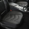 thumbnail image 2 of Pu Leather Car Seat Bottom Covers Protectors Include Pair Front Driver Seat Pad Mat and Rear Bench Cover Universal Fit % Vehicles, 2 of 9