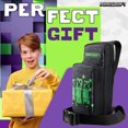 thumbnail image 3 of Bolso cruzado Minecraft para niños y adolescentes con diseño Creeper, 3 of 6