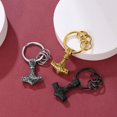thumbnail image 4 of FaithHeart Hammer Key Chain Ring for Men Women Stainless Norse Viking Mjolnir Amulet Jewelry Gift for Dad Son Grandpa Fathers Day Christmas, 4 of 9