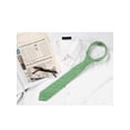 thumbnail image 5 of INSPIRE CHIC Men's Self-Tied Solid Color Formal Slim Ties Green, 5 of 5