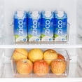 thumbnail image 3 of 4-Pack Plastic Food Storage Bins for Fridge and Freezer, Clear Organizer Containers for Kitchen Pantry, 3 of 6