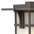 thumbnail image 2 of Hinkley Lighting 2234 15" Height 1-Light Lantern Outdoor Wall Sconce with Etched Seedy Shade from the Manhattan Collection, 2 of 9