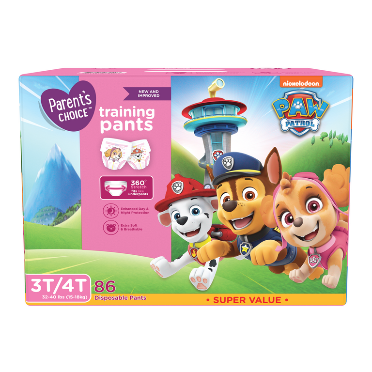 Nick Jr. - PAW Patrol training pants are now available at Walmart! Pack  them up and you're ready to go for any spring adventure