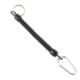 thumbnail image 3 of Cordón de pesca retráctil, llavero con resorte de seguridad, cuerda en espiral, negro, 3 of 10
