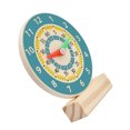 thumbnail image 1 of SHOWERORO Clock Learning For Kids Wooden Cognitive Training Learning 1Set, 1 of 8