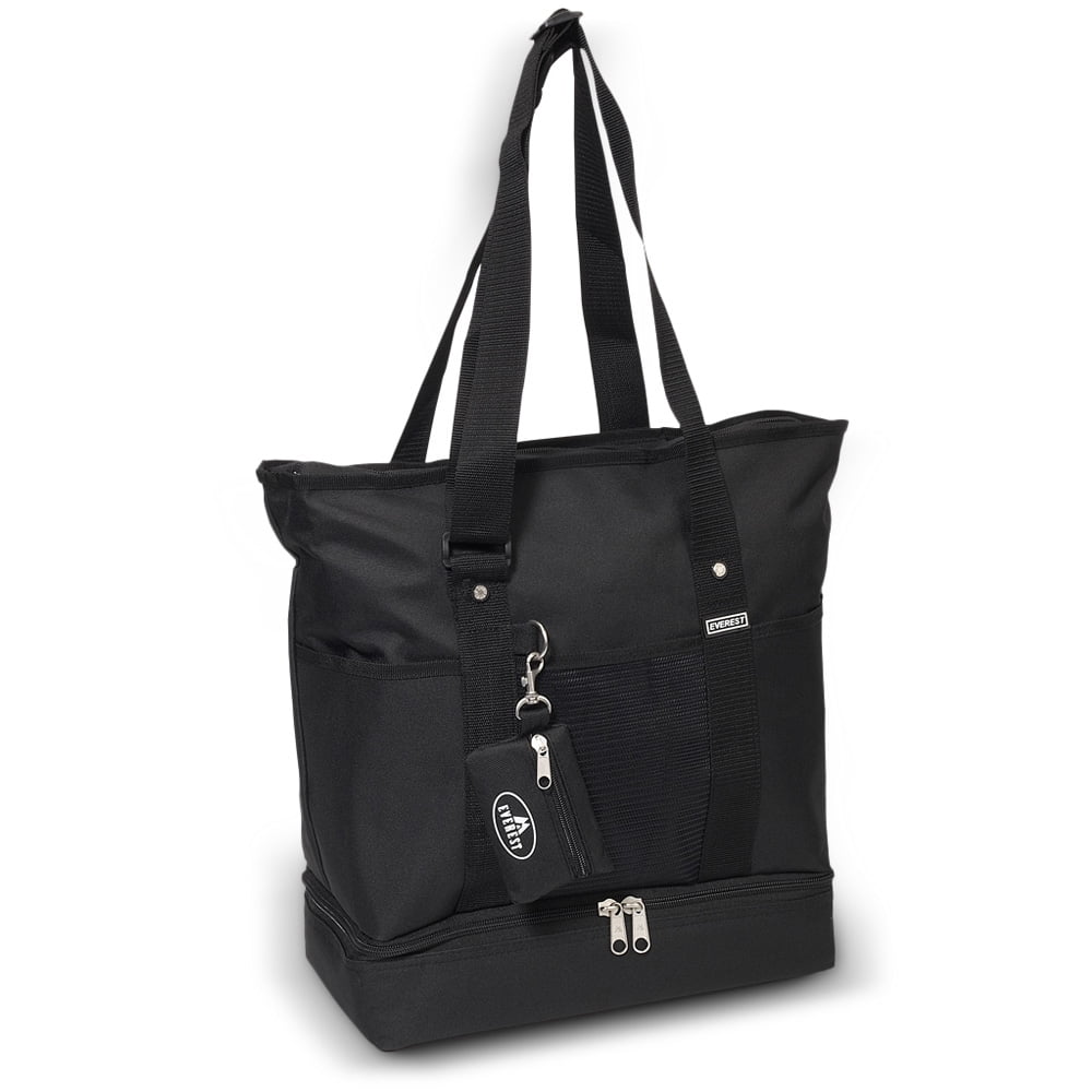 Everest Unisex Deluxe Shopping Tote Bag Black