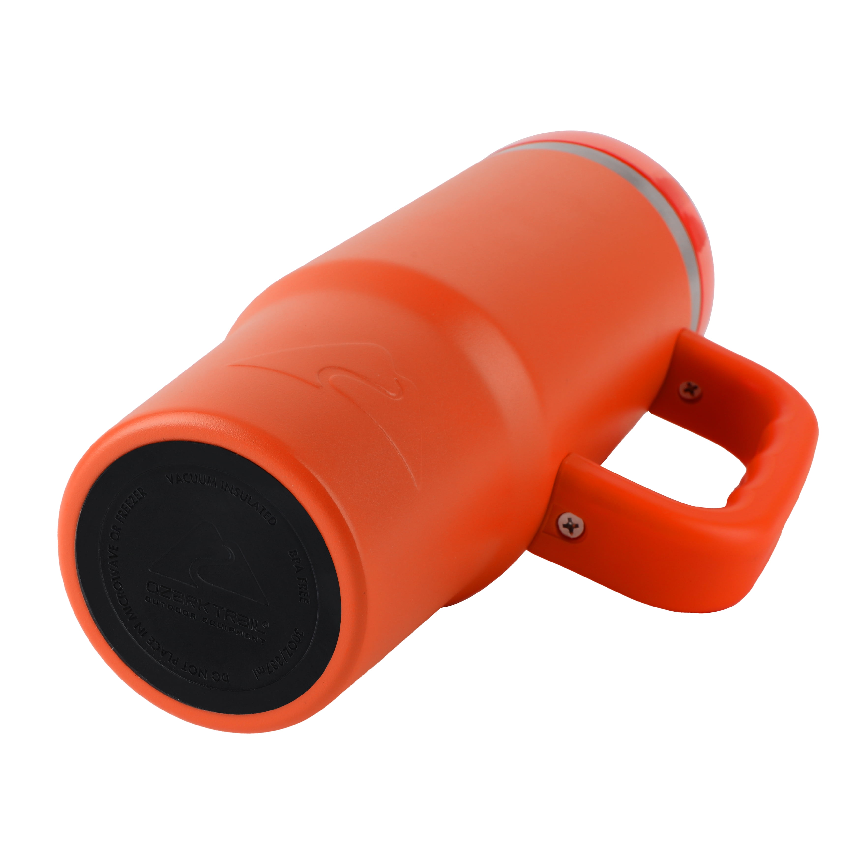 Ozark Trail 30 oz Stainless Steel Insulated Tumbler with Handle, Orange