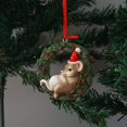 thumbnail image 5 of Navidad Animal PEQUEÑO guirnalda columpio adorno colgante decoración para X BRILLAR  Rojo Verde, 5 of 5