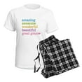 thumbnail image 4 of CafePress - Great Gram Amazing Awesom Women's Light Pajamas - Women's Short Sleeve Print T-Shirt and Pants Light Cotton Pajama Set, 4 of 7