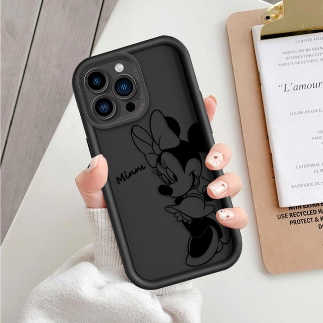 Comic Mickey For Apple iPhone 15 14 13 12 11 Mini XS XR X 8 7 Pro Max Plus Soft Eye Ladder Phone Case F09Jhei02 iPhone 11 Pro Max