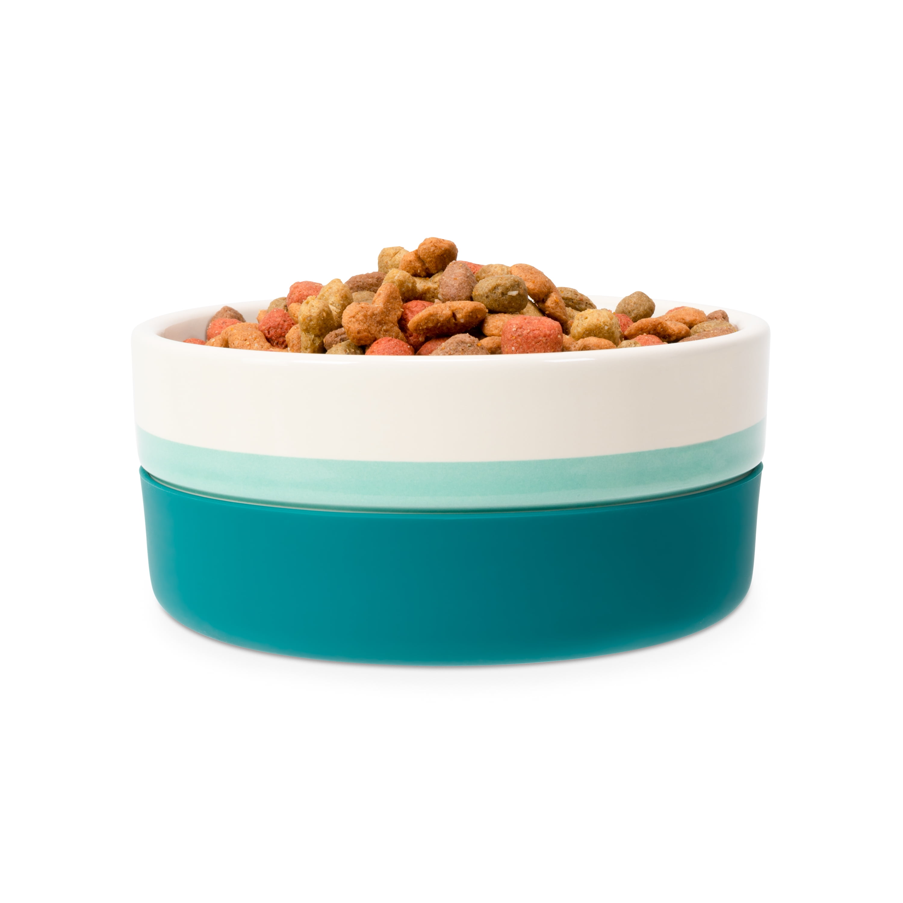 Dual Functionality Bowl for Dogs for Storage or Travel Easy to Clean Dog Bowl with Anti-Skid Lid Jonathan Adler: Now House Mint Terrazzo Duo Bowl Medium Dishwasher Safe 