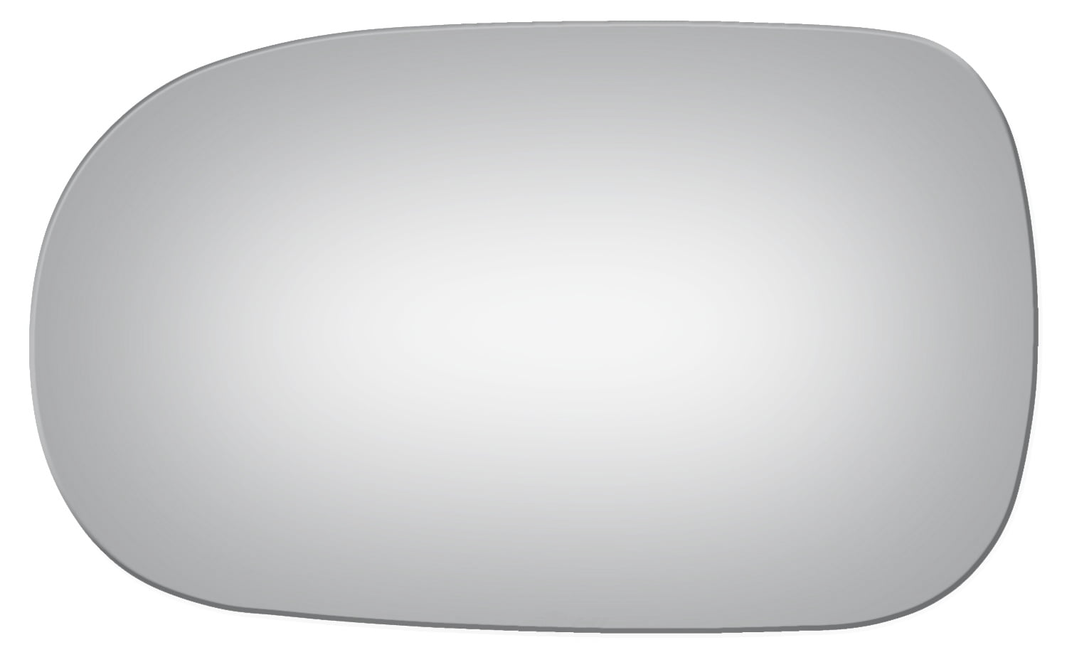 Burco Side View Mirror Replacement Glass - Clear Glass - 2636