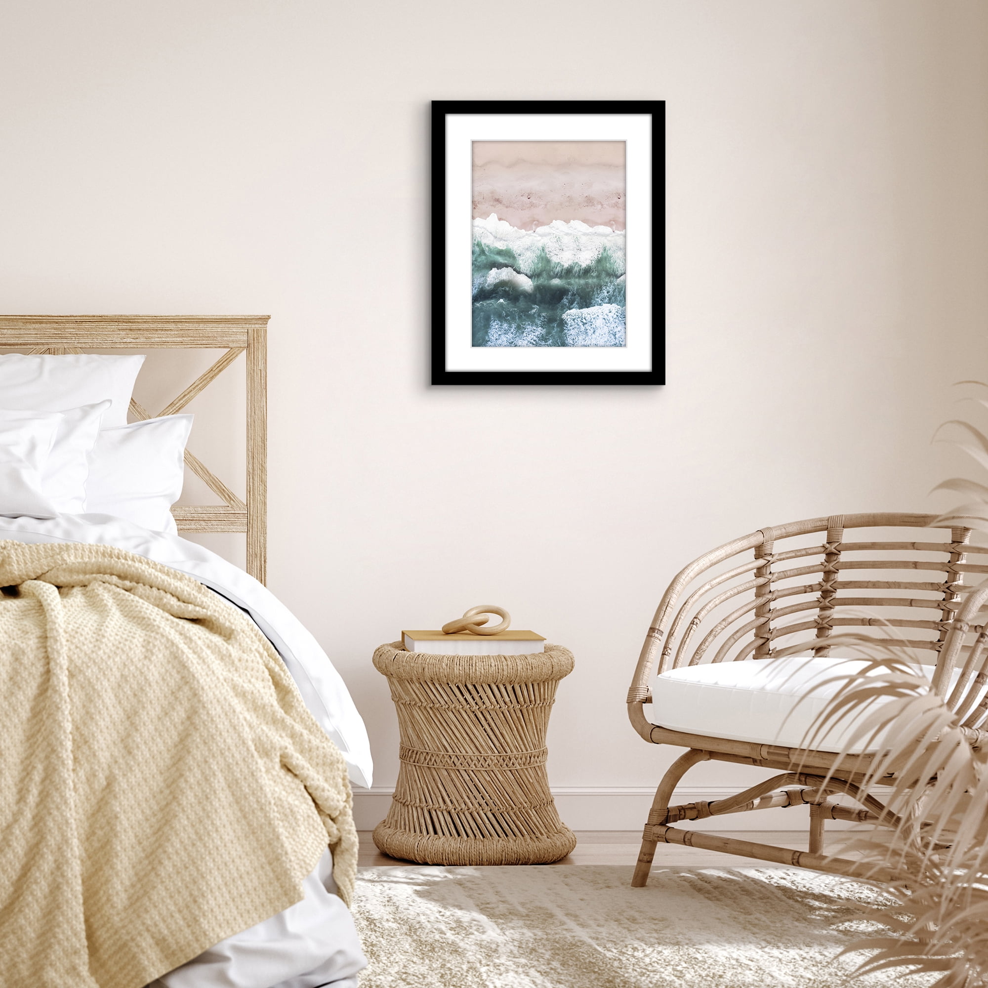 Americanflat 16x20 Picture Frame with Polished Plexiglass with 12x16 Mat Display Photo Epic Collection - Black