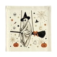thumbnail image 3 of Sahpxhe Halloween Ghost Print Cotton Pillow Covers,17.7Inch Spooky Halloween Decorative Cushion Throw Pillow Case for Sofa Couch Home Holiday Party Decoration Multicolor-D, 3 of 7