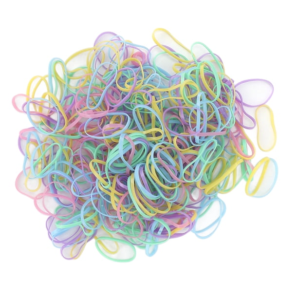 Bandas Elásticas Para El Cabello, Lazos De Plástico Para El Cabello Coloridos Gruesos Y Elásticos Desechables Para Niños Pequeños Para Peinar El Cabello Para Bebés ANGGREK Toddler Hair Ties