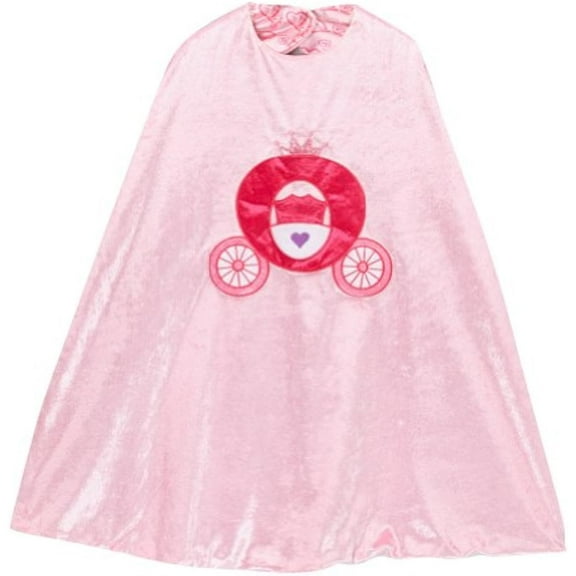 Princess Heart & Carriage Design Reversible Cape