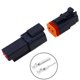 thumbnail image 4 of 6 Pares DT 2 Pin Pigtail Kit Macho Hembra Conector Adaptador Enchufe ArnéS de Cableado para Barra Luces LED Trabajo Accesorios, 4 of 5