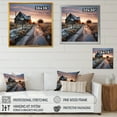 thumbnail image 4 of Designart "Winter Scenery With Barns" Barns Picture Framed Wall Art Living Room, 4 of 5