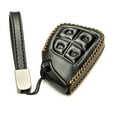 thumbnail image 2 of Vitodeco Leather Key Fob Cover Case Protector Compatible with Acura ZDX, Honda Prologue, Buick Envision - 4 Buttons, Black, 2 of 5