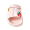 thumbnail image 4 of bebe Girls' Sandals - Comfortable Slides for Kids, Slip on Shoes and Sandals for Girls (Toddler), 4 of 9