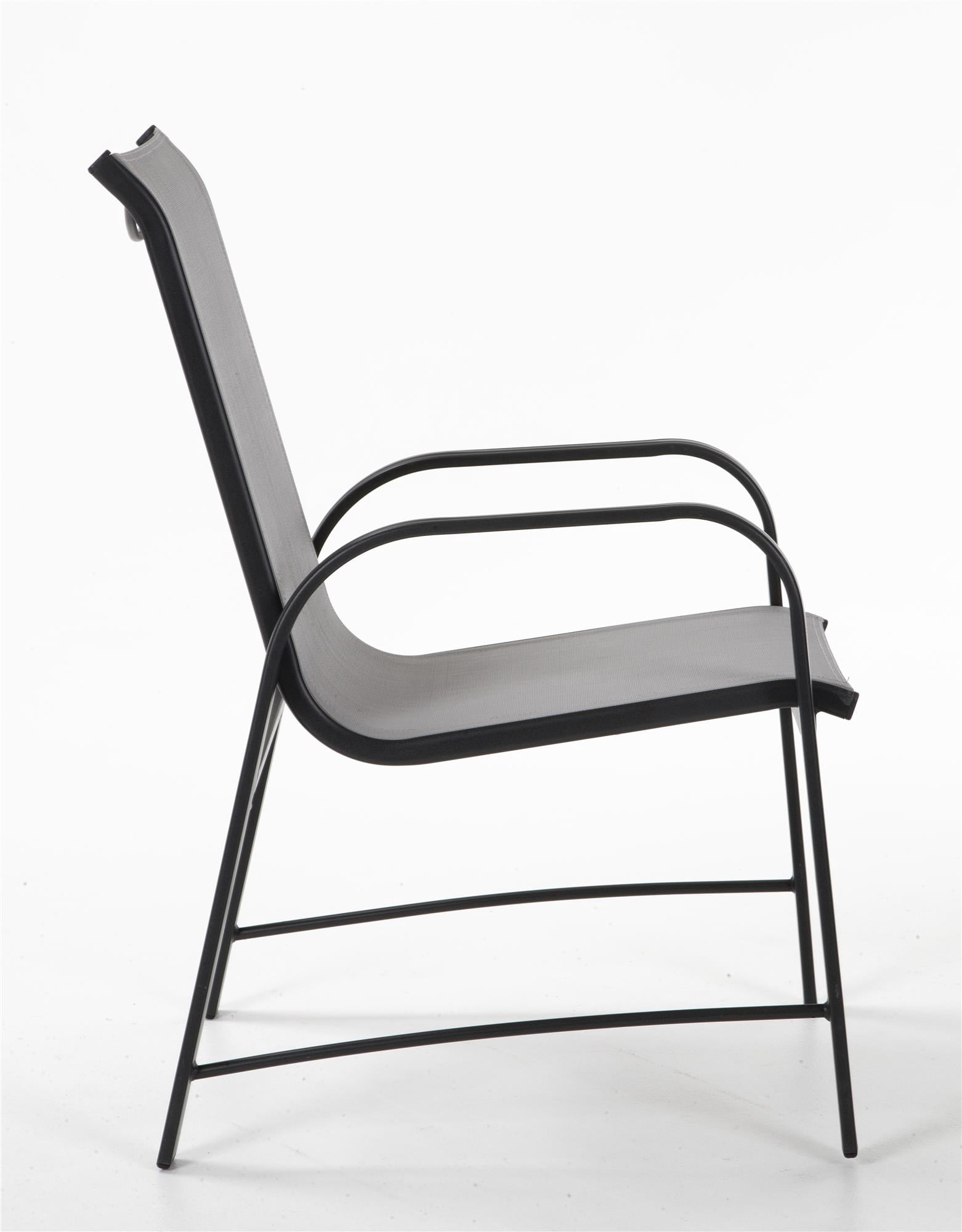 cosco outdoor living paloma steel patio dining chairs light gray sling on Cosco Outdoor Living Paloma Steel Patio Dining Chairs Light Gray Sling Dark Gray Steel Frame 6 Pack Walmart Com Walmart Com