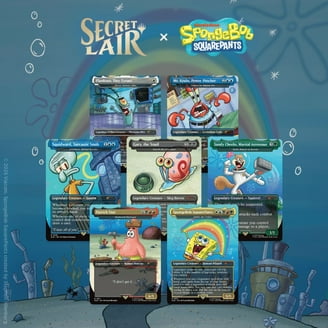 Magic the Gathering Secret Lair x SpongeBob SquarePants