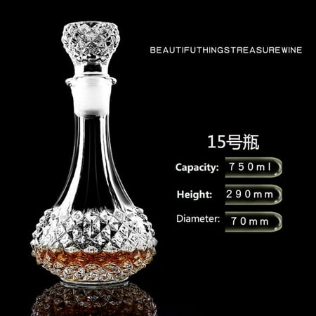

Crystal Glass Red Wine Bottle Wine Decanter Whiskey Liqour Pourer House Bar