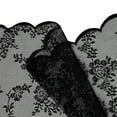thumbnail image 7 of Bazaahm Black Rose Lace Sheer Curtains for Farmhouse Living Room 84"L x 55"W Filtering Vintage Floral Sheer Window Curtain Panels,Rod Pocket,2 Panels, 7 of 7