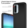 thumbnail image 3 of Petocase for Samsung Galaxy A36 5G Case,Heavy Duty Rugged Shockproof Protection Phone Cover for Galaxy A36 5G,Black, 3 of 7