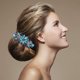 thumbnail image 5 of La horquilla para el cabello con diamantes de imitación también es el regalo perfecto para el Día de la Madre para mamá. Azul cielo, 5 of 5
