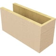 thumbnail image 5 of Ekena Millwork 6"W x 8"H x 16"L Block Woodgrain TimberThane Rafter Tail, Primed Tan, 5 of 6