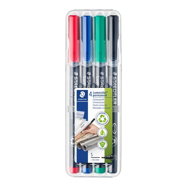 Marcadores permanentes STAEDTLER STD313WP4A6 paquete de 4