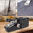 thumbnail image 2 of JIAHAOO Black Sewing Machine Lightweight Portable Dual Speed Metal Plastic with Complete Kit Easy Use USB or Battery Power, 2 of 8
