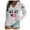 White, variant on LUOGENLI Female T-shirts for Womens Women's Casual Loose Crewneck Tee | Short Sleeve Top for Comfort & Style Womens T-shirts Graphic Tees Vintage Summer Clothes Red XS