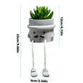 thumbnail image 3 of GERsome Fake Succlent plants in pots fake plant room decor funny desk decorations for women cute decorations for work office plants for desk, 3 of 3