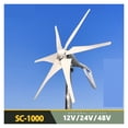 thumbnail image 1 of Wind Generator Portable 600W Alternative Energy Windmills Alternateur 12V 24V 48V Wind Turbine MPPT Controller Wind System ,Easy Installation, 1 of 5
