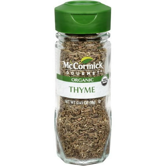 McCormick Gourmet Organic Thyme Leaves 0.65 oz (Pack of 6)