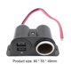 thumbnail image 3 of Encendido de cargador de automóvil de 12V Dual Puerto USB Auto Cargador Splitter Fast Carging Splitter Cargador de cargador para iPhone Android para la tableta del teléfono, 3 of 9