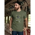 thumbnail image 2 of Earth Sphere Techno Style T-Shirt Men -Image by Shutterstock, Male x-Large, 2 of 4