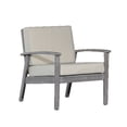 thumbnail image 2 of Deep Seat Eucalyptus Chair , Environmentally Friendly Wood Chair with Driftwood Finish，Emery Sand for Sand Cushions,Silver+Gray, 2 of 3
