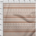 thumbnail image 2 of oneOone Cotton Poplin Rust Brown Fabric Geometric Tribal Sewing Craft Projects Fabric Prints By Yard 42 Inch Wide, 2 of 4